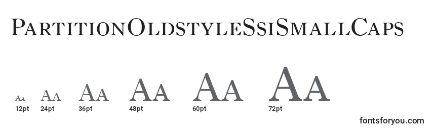 PartitionOldstyleSsiSmallCaps Font Sizes