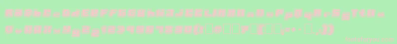 Porytt Font – Pink Fonts on Green Background