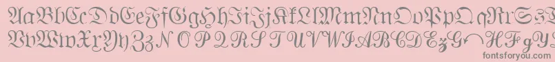 QuantapisixsskRegular Font – Gray Fonts on Pink Background