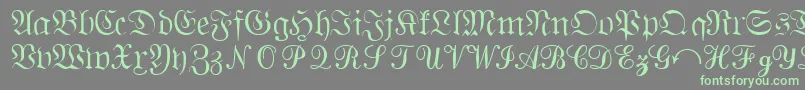 QuantapisixsskRegular Font – Green Fonts on Gray Background