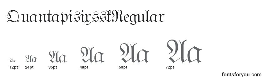 QuantapisixsskRegular Font Sizes
