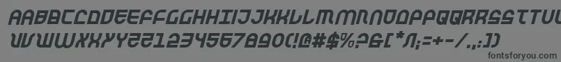 Trektrooperi Font – Black Fonts on Gray Background