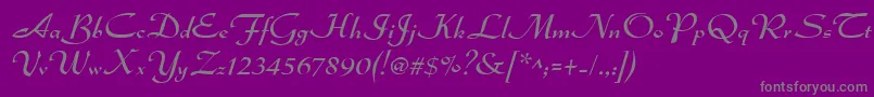 More about Dsadmiral Font Dsadmiral Font – Gray Fonts on Purple Background
