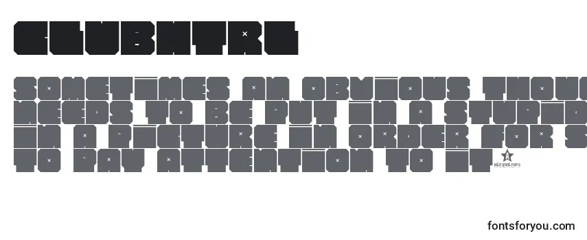 Clubhtrl Font