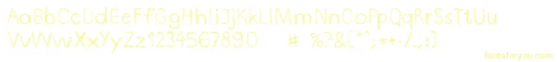 DoodlepenLimited-Schriftart – Gelbe Schriften