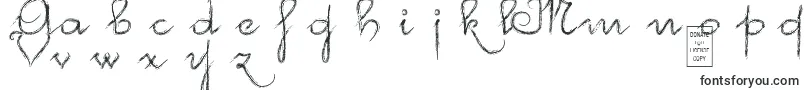 Mcvincenzo-fontti – Käsinkirjoitetut fontit