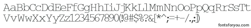 Шрифт Typew6 – широкие шрифты