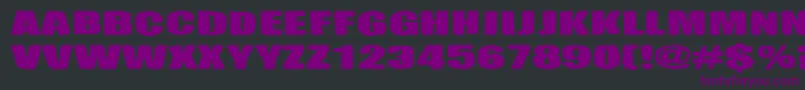 Hiekkalasi Font – Purple Fonts on Black Background