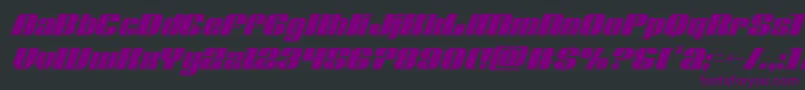Nolocontendrecondital Font – Purple Fonts on Black Background