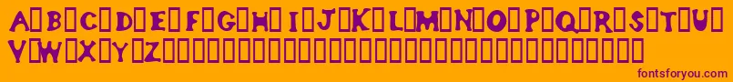 More about Bodypump1 Font Bodypump1 Font – Purple Fonts on Orange Background