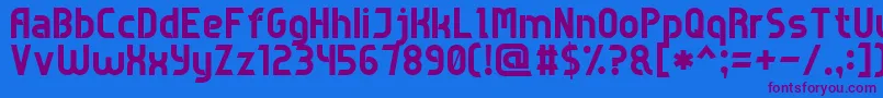 Lisätietoja GameSansSerif7-fontista GameSansSerif7-fontti – violetit fontit sinisellä taustalla