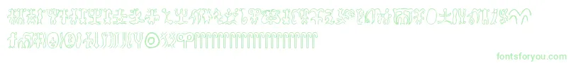 Rongorongo-Schriftart – Grüne Schriften