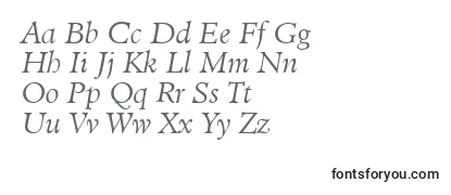 ClericLightSsiLightItalic Font