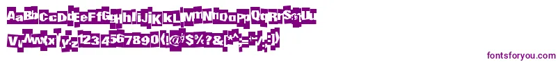 Undergroundevent-fontti – violetit fontit