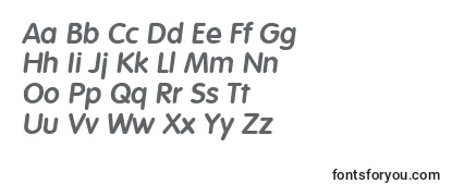 Review of the VolkswagenDemiboldita Font