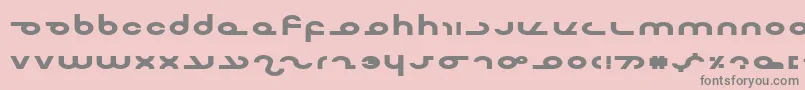 Mastereb Font – Gray Fonts on Pink Background