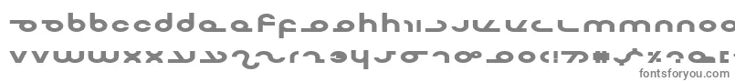 フォントMastereb – 白い背景に灰色の文字