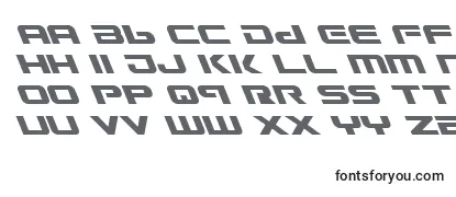 GunshipLeftalic Font