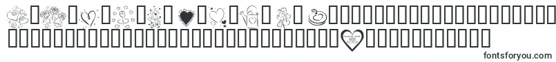 Kr Valentines 2006 -fontti – Alkavat K:lla olevat fontit