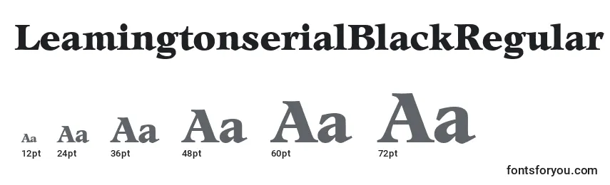 LeamingtonserialBlackRegular Font Sizes