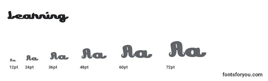 Learning Font Sizes