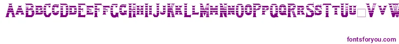 Lewishamstripe Font – Purple Fonts on White Background