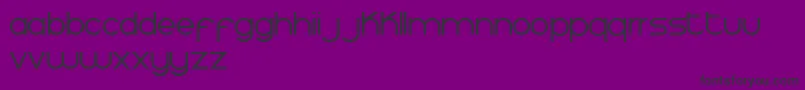 MoiserFreePromo-Schriftart – Schwarze Schriften auf violettem Hintergrund