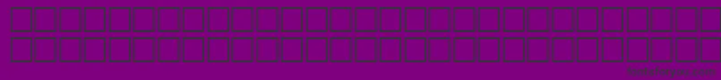 フォントCabanisRegular – 紫の背景に黒い文字
