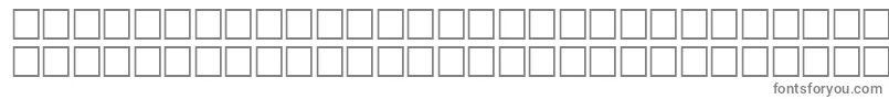 フォントCabanisRegular – 白い背景に灰色の文字