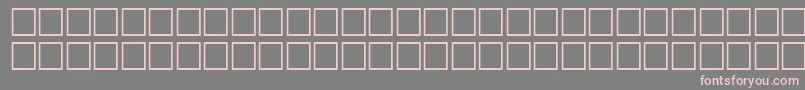 CabanisRegular Font – Pink Fonts on Gray Background