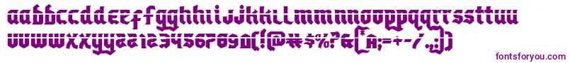 Шрифт Empirecrownlas – фиолетовые шрифты