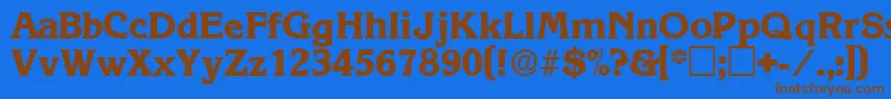 Más sobre la fuente ViticadisplaysskRegular fuente ViticadisplaysskRegular – Fuentes Marrones Sobre Fondo Azul