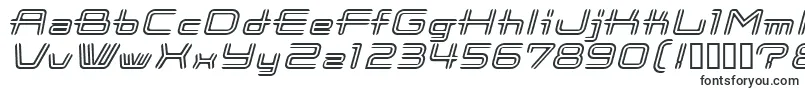 CootStripeItalic-fontti – läpinäkyvät fontit