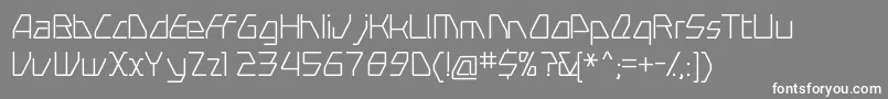 Swervel Font – White Fonts on Gray Background
