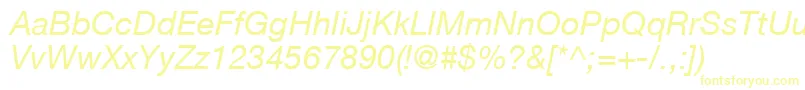 HelveticaLt56Italic Font – Yellow Fonts