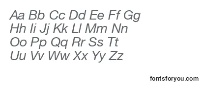 HelveticaLt56Italic Font