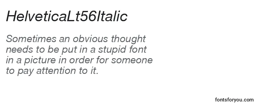 HelveticaLt56Italic フォントのレビュー