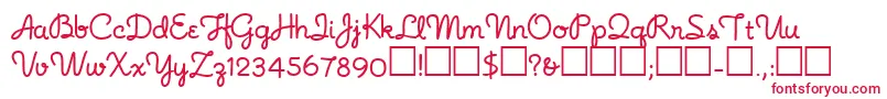fuente Noodlescript – Fuentes Rojas