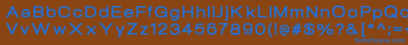 NeogramBoldextd Font – Blue Fonts on Brown Background