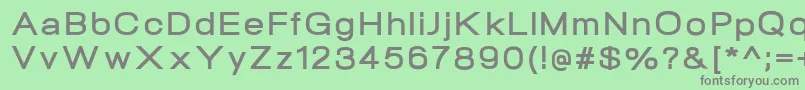 Шрифт NeogramBoldextd – серые шрифты на зелёном фоне