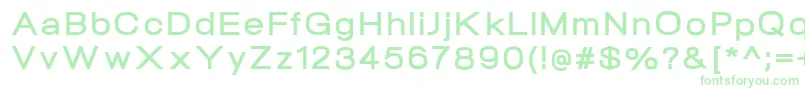 NeogramBoldextd Font – Green Fonts on White Background