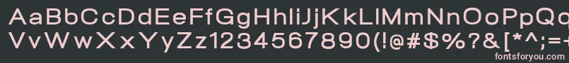 NeogramBoldextd Font – Pink Fonts on Black Background