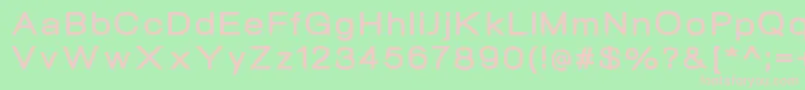 NeogramBoldextd Font – Pink Fonts on Green Background
