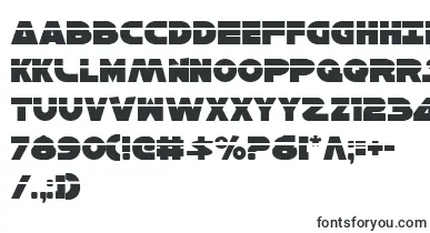 HanSoloLaser font – medium Fonts