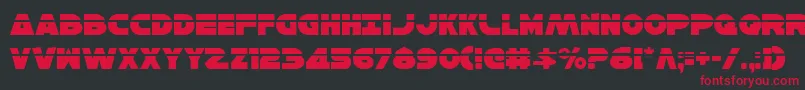 HanSoloLaser Font – Red Fonts on Black Background