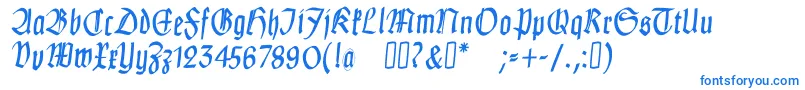 ClausewitzFraktur Font – Blue Fonts