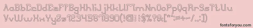 More about ClubGolfHollow Font ClubGolfHollow Font – Black Fonts on Pink Background