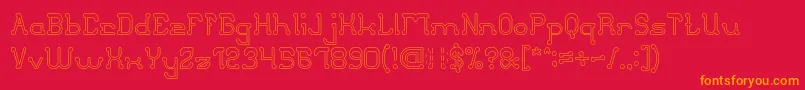 More about ClubGolfHollow Font ClubGolfHollow Font – Orange Fonts on Red Background