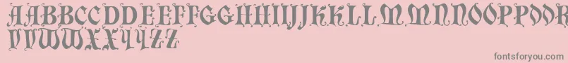 Шрифт Chaillot – серые шрифты на розовом фоне