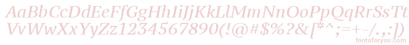 Fonte PtSerifCaptionItalic – fontes cor-de-rosa